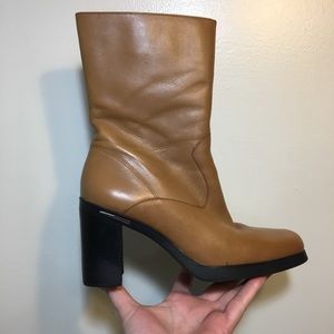 tommy hilfiger square toe boots